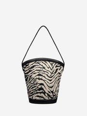 Reformation Giuliana Bag - Zebra Raffia