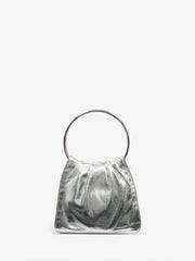 Reformation Liliana Mini Bag - Silver Leather