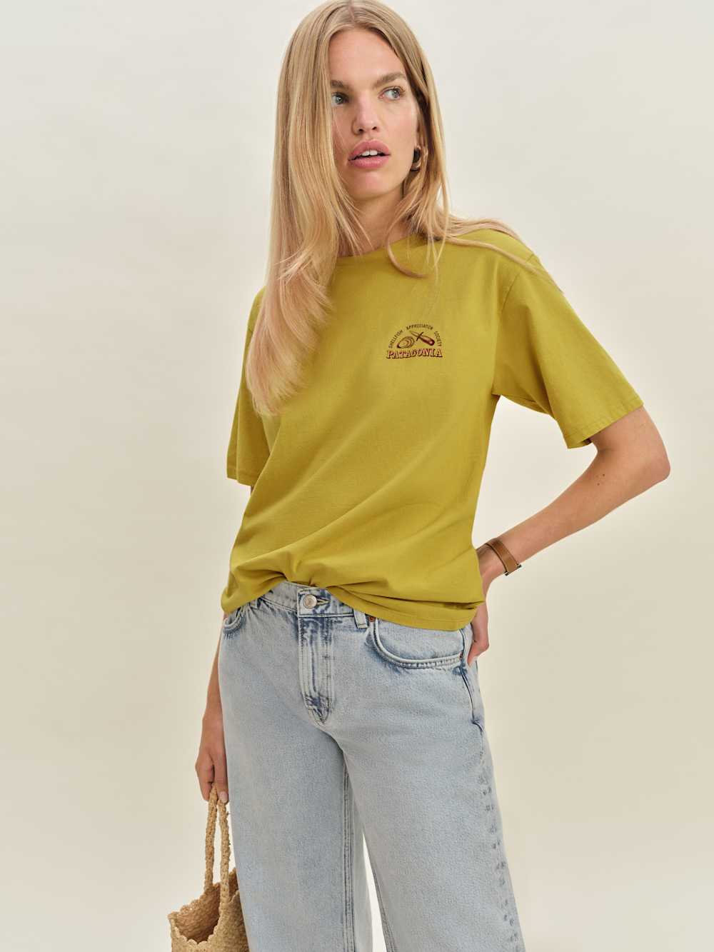 Reformation Patagonia M's Aquatic Action Organic T-shirt - Bundle Green