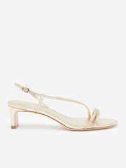 Reformation Suri Heeled Sandal - Gold