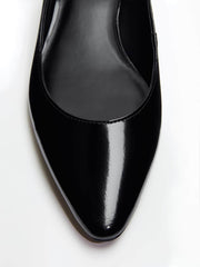 Reformation Kimberly Pump - Black Leather