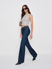 Reformation Sharon Stretch Mid Rise Bootcut Jeans - Nemi