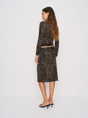 Reformation Nicola Regenerative Merino Skirt - Leopard