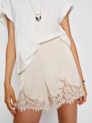Reformation Fern Satin Short - Almond