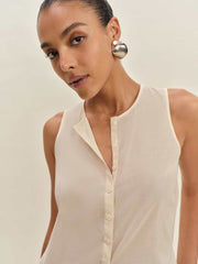 Reformation Floria Top - Cream