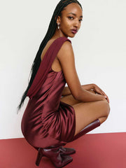Reformation Jonelle Silk Dress - Romance