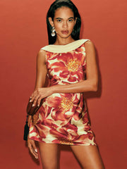 Reformation Jonelle Silk Dress - Summer Day