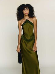 Reformation Jillian Silk Dress - Pear