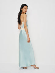 Reformation Jillian Silk Dress - Sea Glass