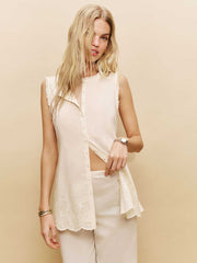 Reformation Petites Willa Two Piece - Cream