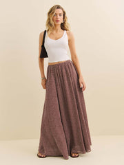 Reformation Petites Gemma Skirt - Choco Dot