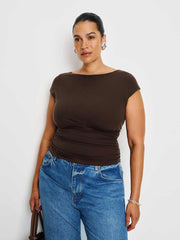 Reformation Madelyn Knit Top Es - Mole