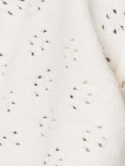 Reformation Goldie Cashmere Blend Triangle Scarf - Gossamer Pointelle