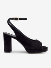 Reformation Paulette Platform Sandal - Black Suede