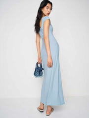 Reformation Sophia Reversible Knit Dress - Mineral