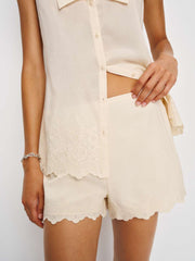 Reformation Bluebell Two Piece - Cream