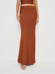 Reformation Amir Knit Two Piece - Burnt Orange