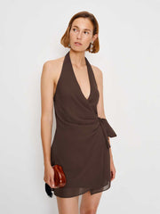 Reformation Eddis Dress - Mole