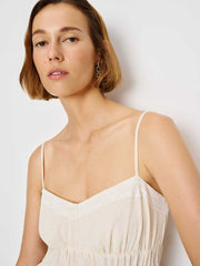 Reformation Delano Knit Top - White