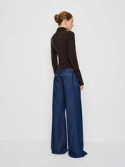 Reformation Jett Cashmere Turtleneck - Compost