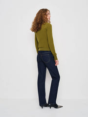 Reformation Jett Cashmere Turtleneck - Pear