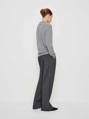 Reformation Westley Cashmere Polo - Husky
