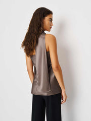 Reformation Sienna Satin Top - Magnetic
