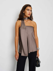 Reformation Sienna Satin Top - Magnetic