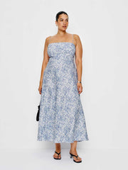Reformation Monette Linen Dress Es - Chloe
