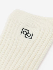 Reformation Sunday Cashmere Blend Socks - Gossamer