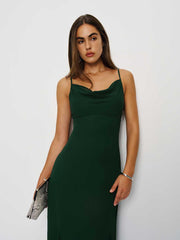 Reformation Lluvia Dress - Forest