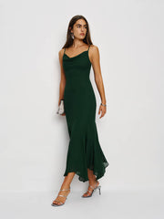 Reformation Lluvia Dress - Forest