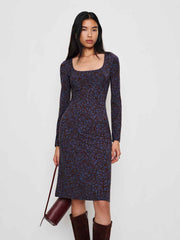 Reformation Davi Knit Dress - Indigo Girl