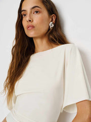 Reformation Avery Knit Top - Fior Di Latte