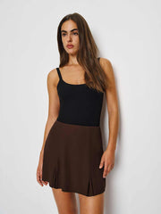Reformation Dion Skirt - Cafe