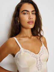 Reformation Arlette Silk Dress - Sugar