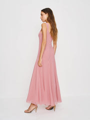 Reformation Narcissa Dress - Dusty Rose