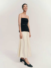 Reformation Jess Two Piece - Black And Sugar