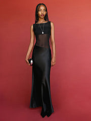 Reformation Zelie Silk Dress - Black