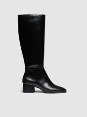 Reformation Gilly Knee Boot - Black Leather