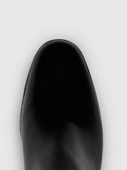 Reformation Gilly Knee Boot - Black Leather