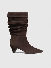Reformation Davina Slouch Boot - Boss Suede