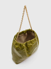 Reformation Dahlia Tote Bag - Apple Green Leather