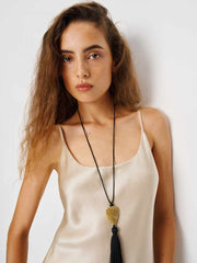 Reformation Lila Silk Top - Almond