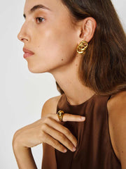 Reformation Joan Earrings - Gold