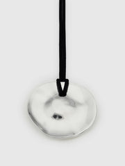 Reformation Estelle Necklace - Silver Black