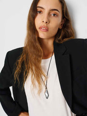 Reformation Carmel Necklace - Silver Black