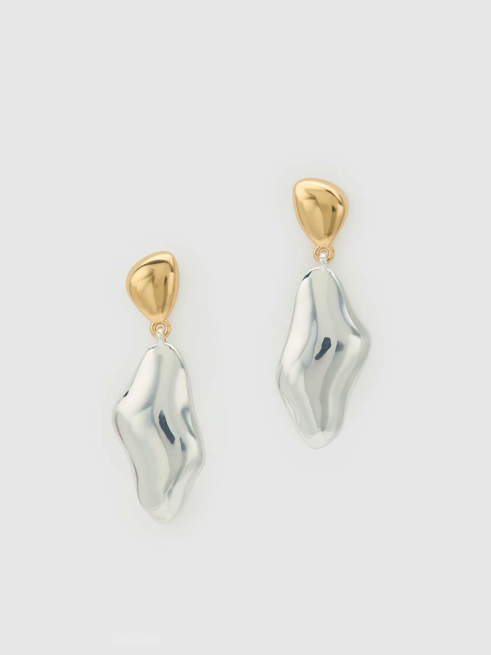 Reformation Carmel Drop Earrings - Gold Silver