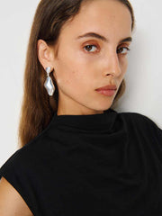 Reformation Carmel Drop Earrings - Silver