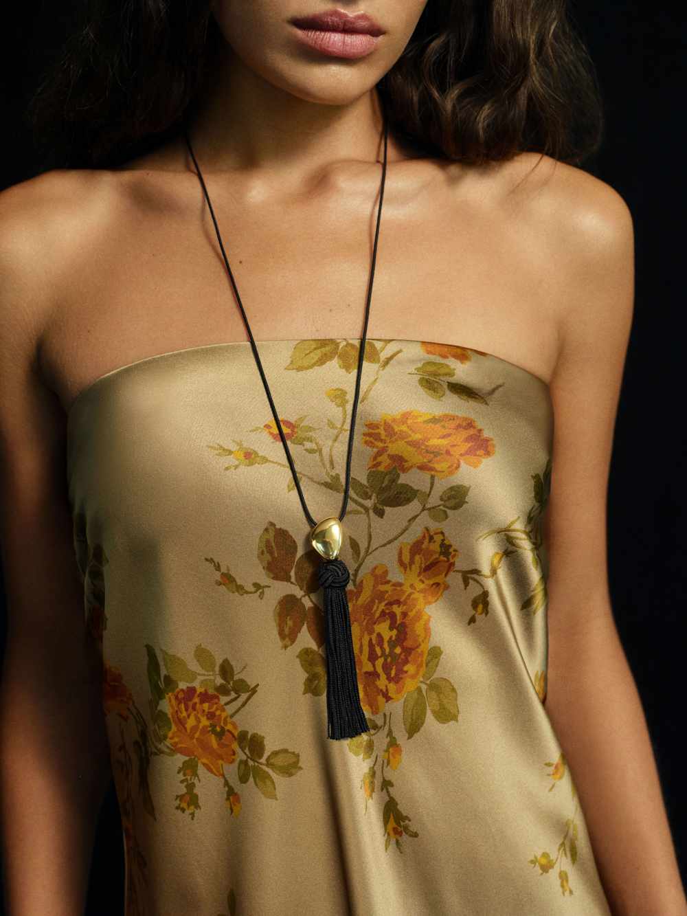 Reformation Dolores Tassel Necklace - Gold